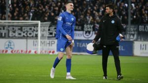 News zu den Stuttgarter Kickers: Leichte Besserung bei Niklas Kolbe – aber Einsatz kommt zu früh